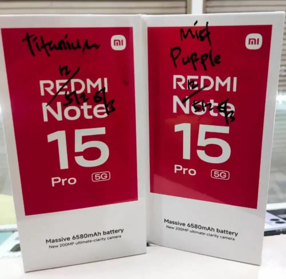 Xiaomi Redmi Note 15 Pro 5G 12/512 BNIB Garansi Resmi Indonesia