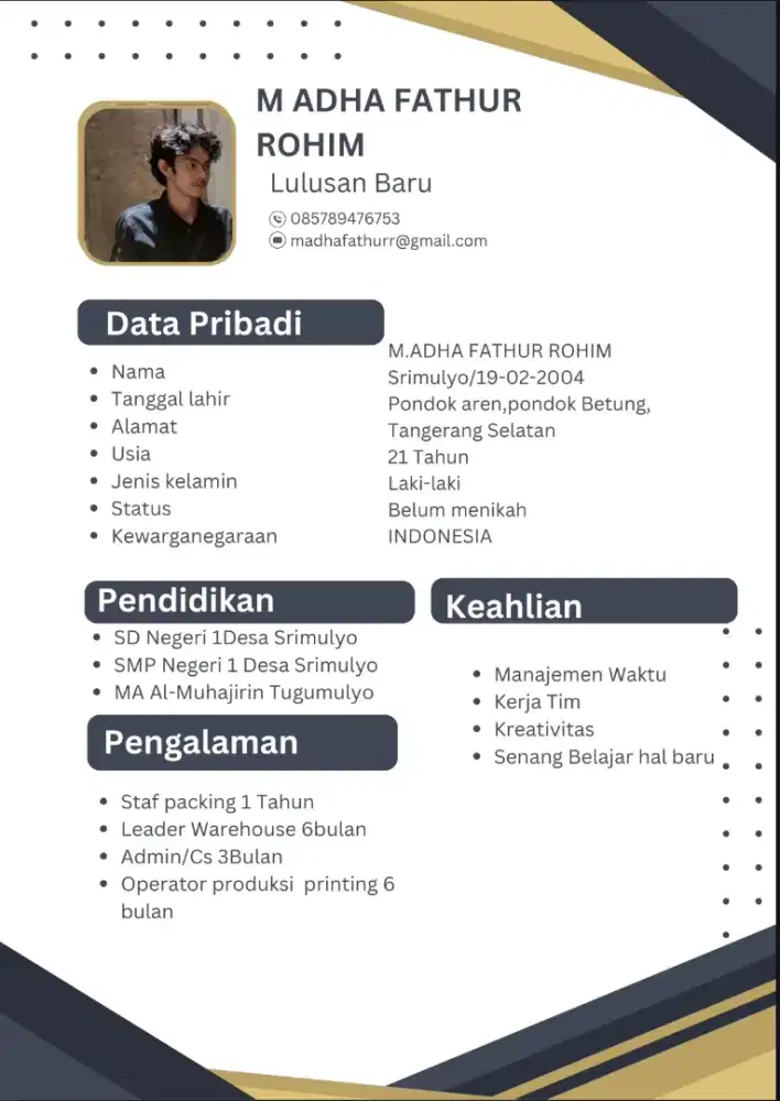 Cari lowongan pekerjaan