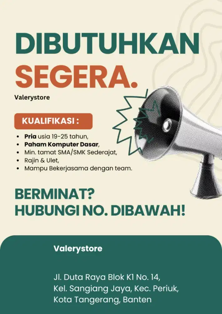 Lowongan operator print sublim san online