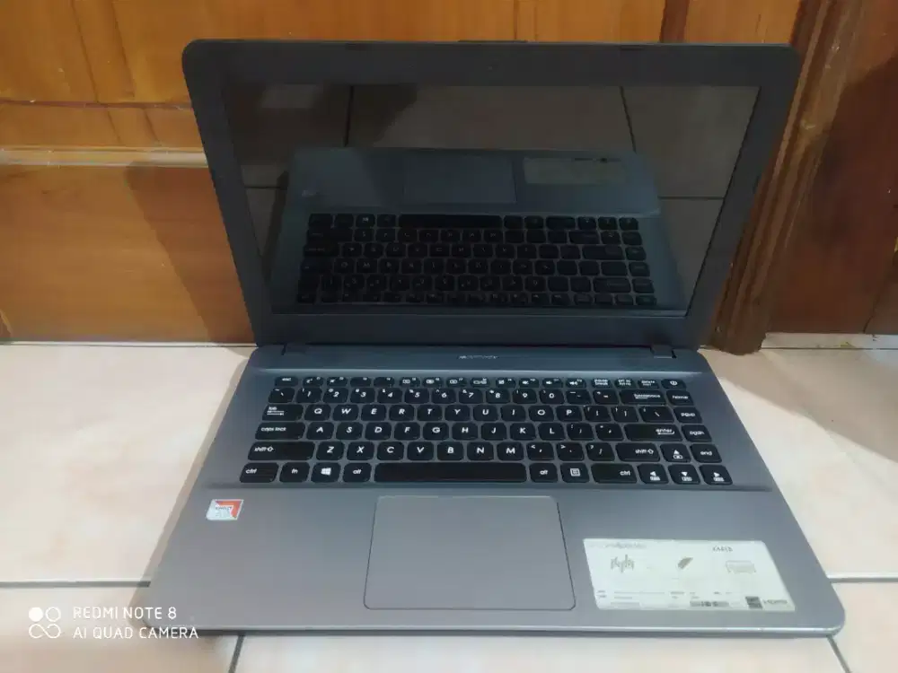 Asus X441BA/AMD A9-9425/RAM 4/ssd 256/VGA AMD RADEON R5/Siap Pakai
