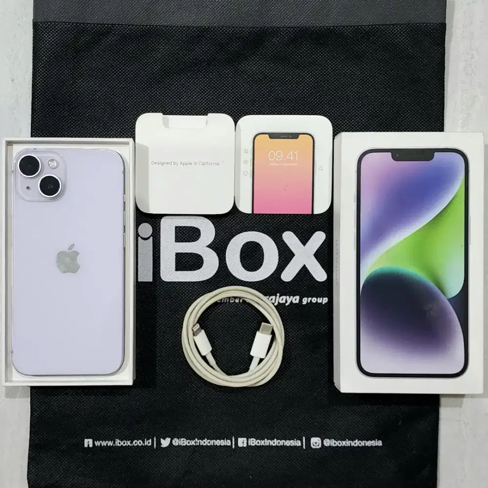 Iphone 14 128 GB IBOX Ungu Lilac