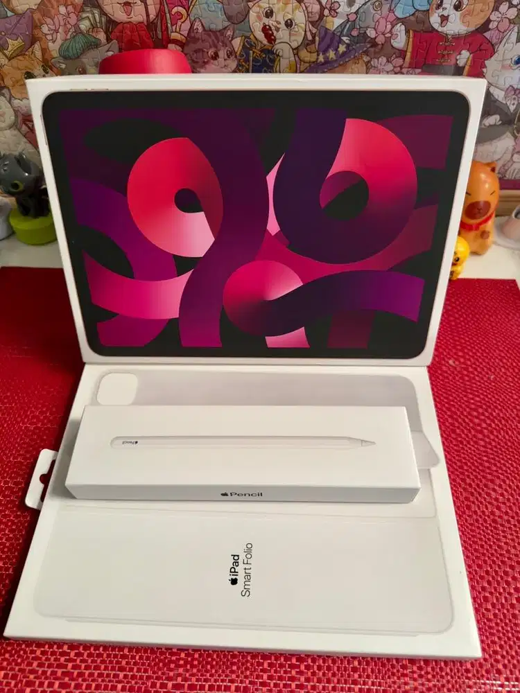 iPad Air gen 5 M1 bundle smart folio, apple pencil gen 2