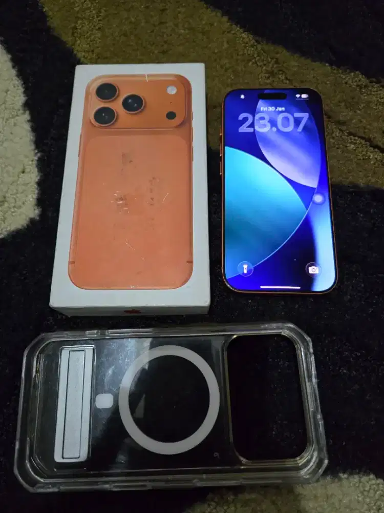 Iphone 17 pro 512gb orange esim simlock 5G fullset inter LL/A
