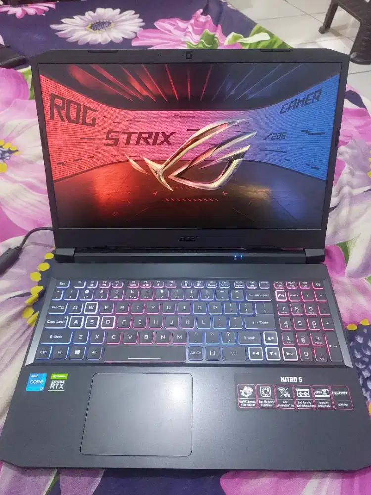 ACER NITRO 5 i5 RTX 3050TI MULUS FULLSET