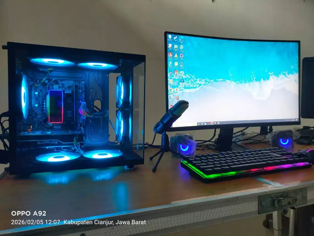 PC LENGKAP Siap Pakai. Spek gaming-editing-live streaming