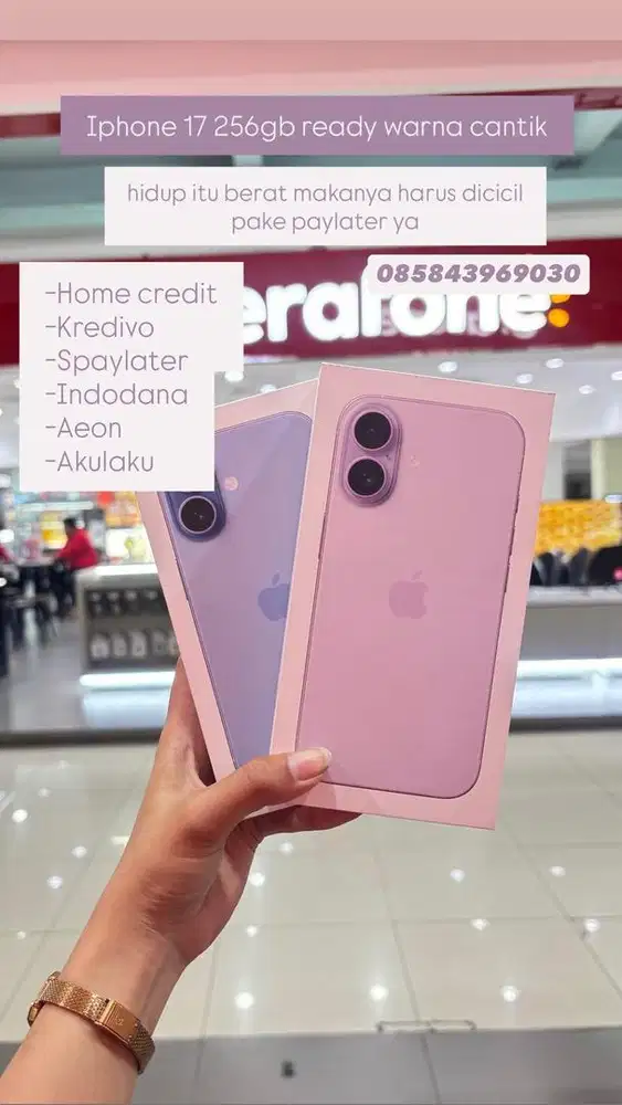Ready iphone 17 256gb cicilan ktp aja