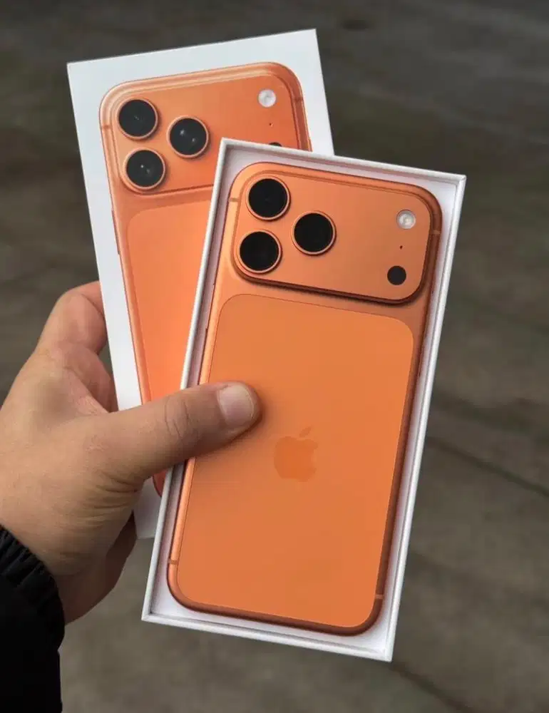 iphone 17 pro 256 orange new garansi resmi ibox 12 bulan