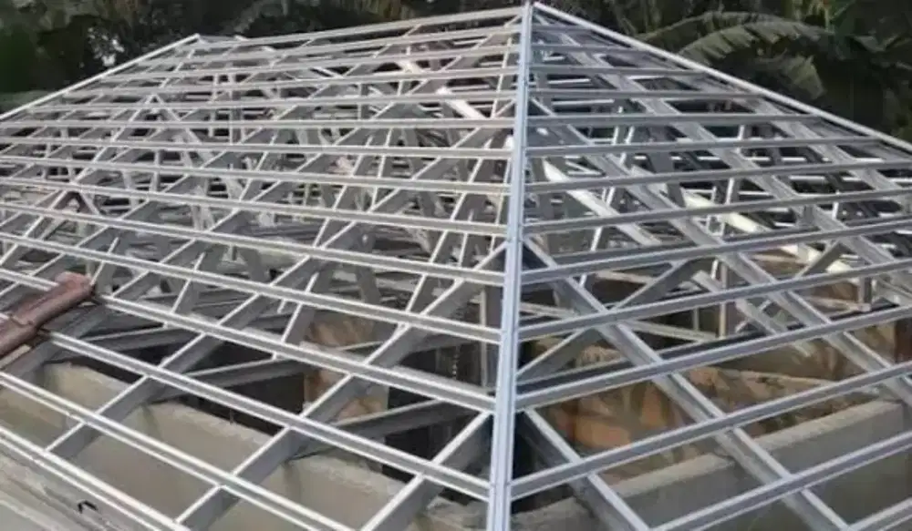 Pemasangan baja ringan, kanopi, plafon pvc, partisi