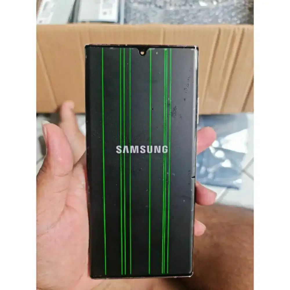 Samsung Note 20 Minus green line