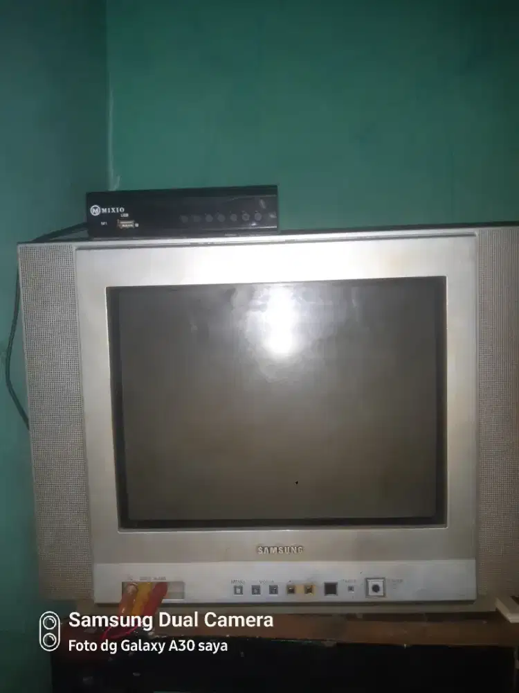 Tv samsung 14in + stb mixio