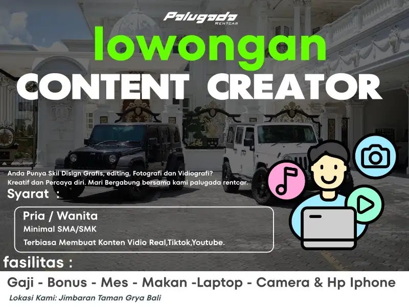 lowongan konten Creator