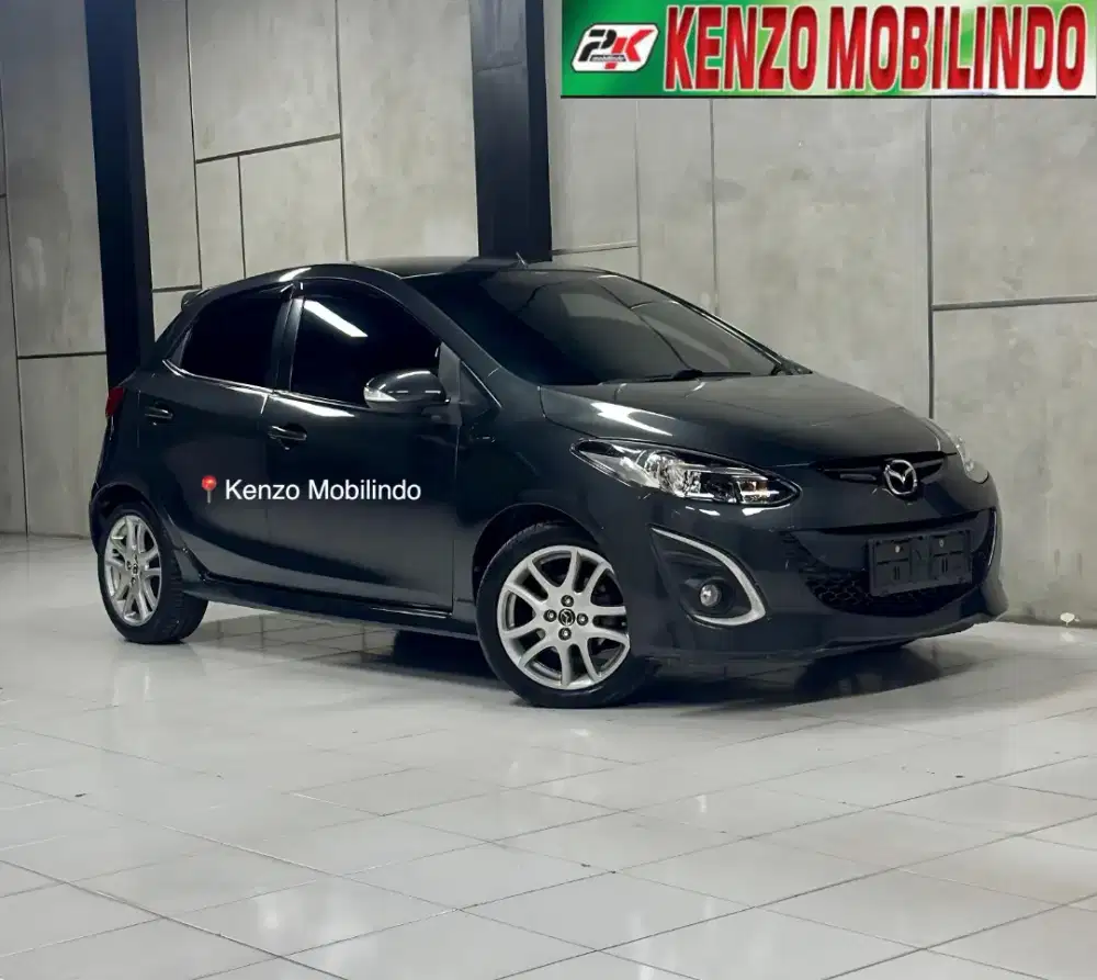[Km 83rb] Mazda 2 HB R AT 2014/2015 gray,super istimewah dp 35jt