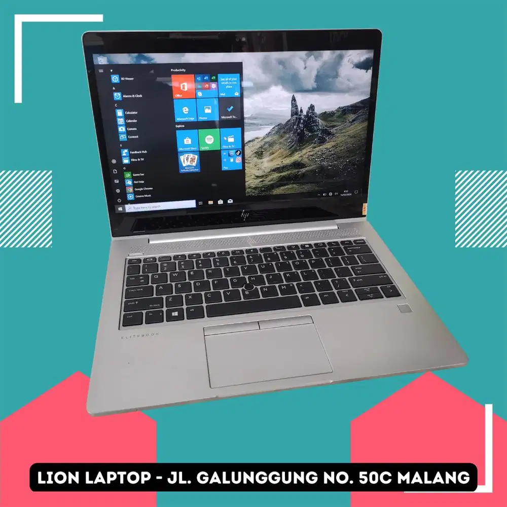 Core i7 gen 8 RAM 8GB Touchscreen Slim HP Elitebook 830 G6 [06|02]