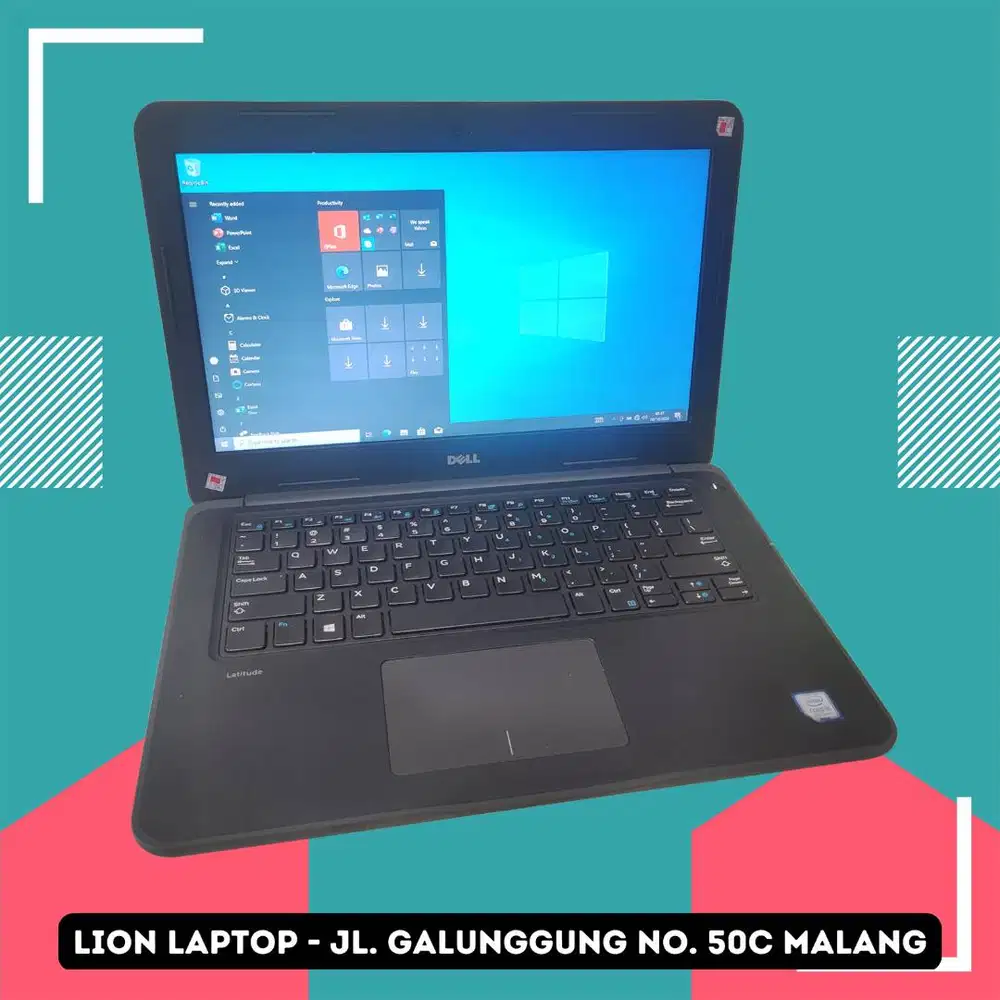 Core i5 Gen 7 Murah Mulus RAM 8GB SSD 256GB Dell Latitude 3380 [06|02]