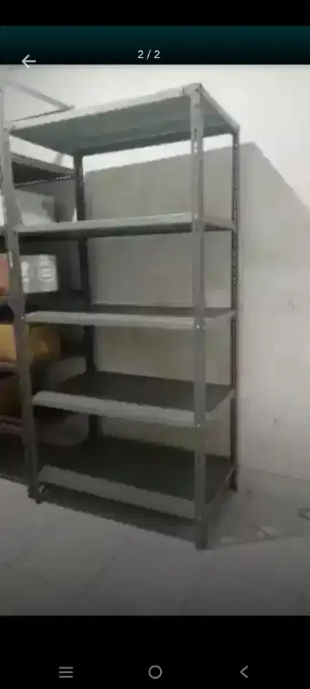 Dijual rak besi susun 5 100x60x200