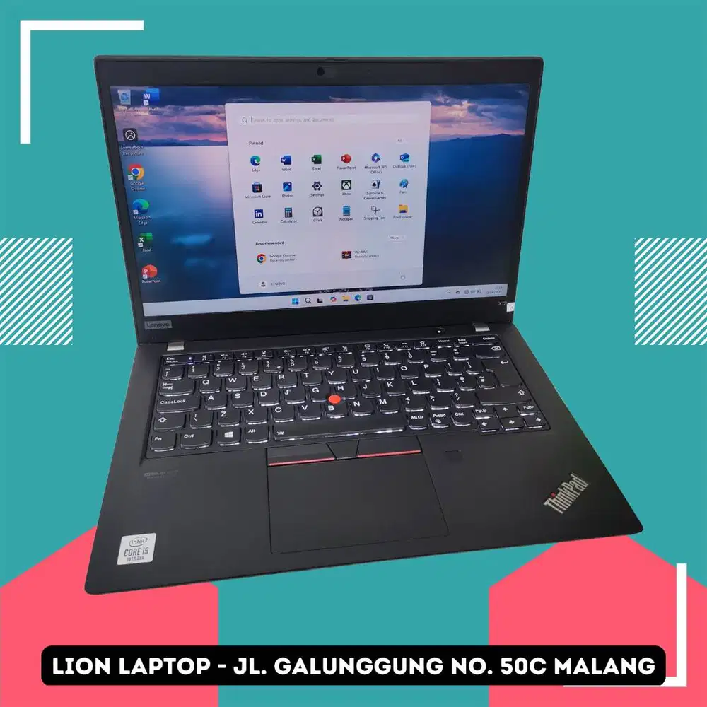 Core i5 Gen 10 slim mulus RAM 8GB SSD 256 Lenovo Thinkpad X13 [06|02]