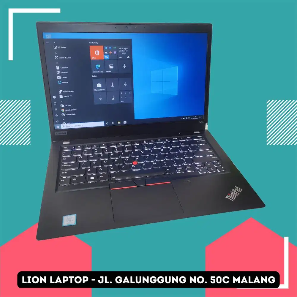 RAM 16GB SSD 512GB Core i5 Slim Lenovo Thinkpad T490s [06|02]