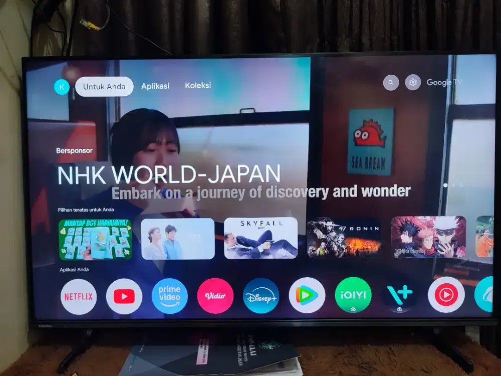 Dijual Google TV Hisense 43Q6N QLED
Kondisi bagus like new