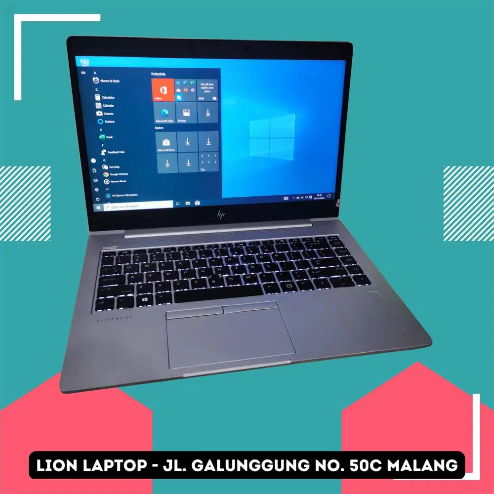 FUll Aluminium Body Core i7 gen 8 8/256 HP Elitebook 840 G6 [06|02]