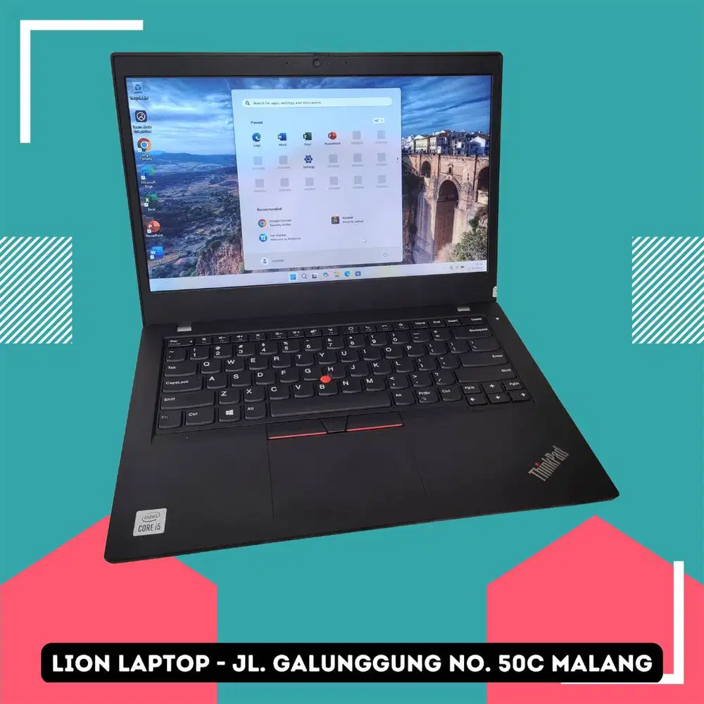 i5 Gen 10 Murah RAM 8GB SSD 256GB Lenovo Thinkpad L14 [06|02]
