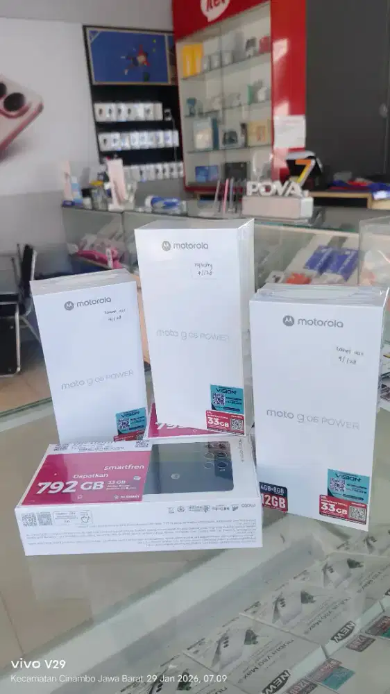 Motorola G06 POWER 4+4/128 7000Maah baru spesial promo