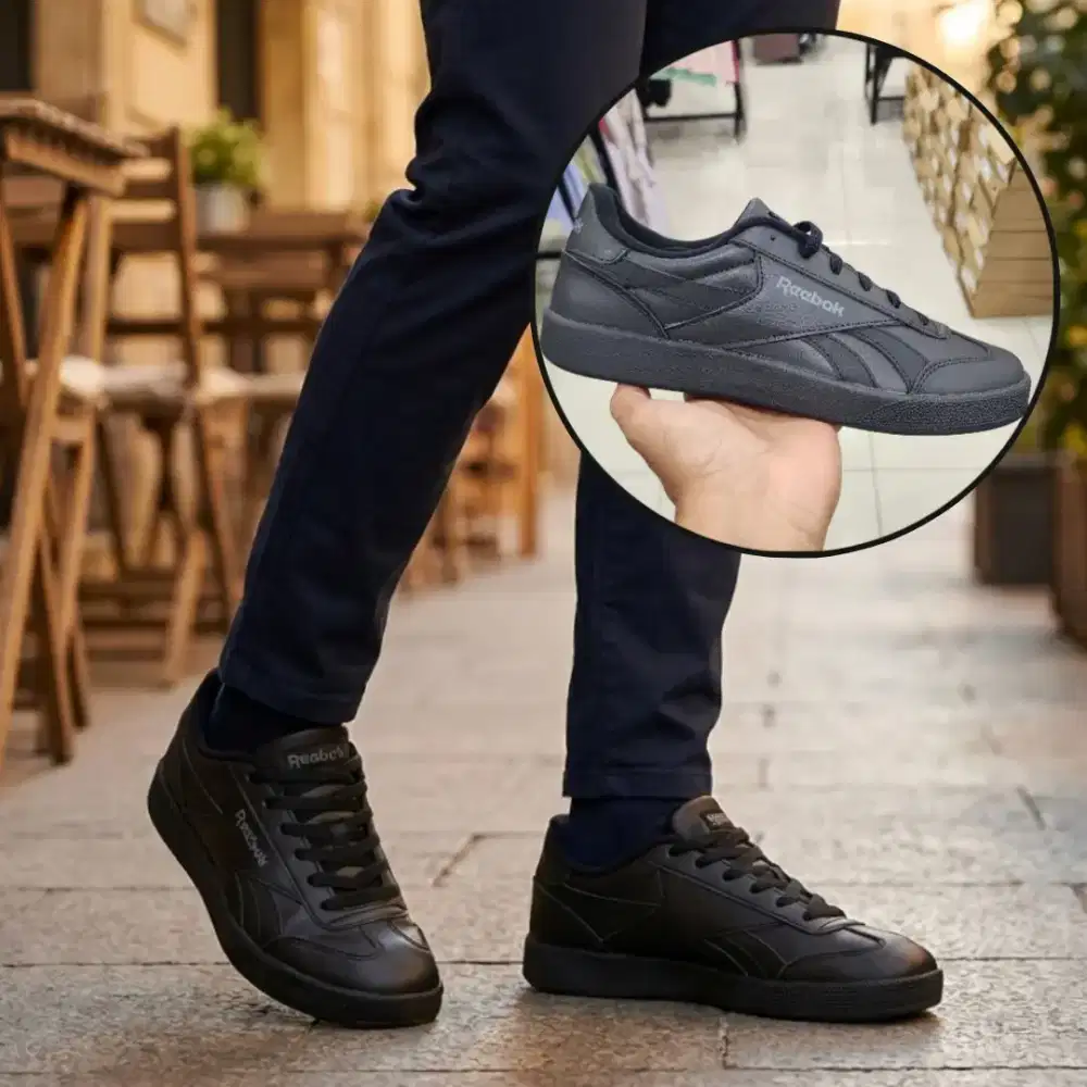 Sepatu Reebok ORIGINAL SMASH EDGE S MEN Black