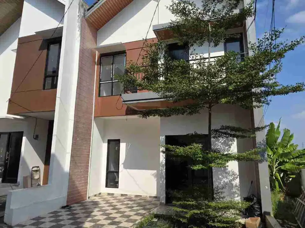 Jual Rumah Baru 2 Lantai Bisa KPR Dkt ST. Depok Lama Tirtajaya Sukmajaya Kota Depok MIL