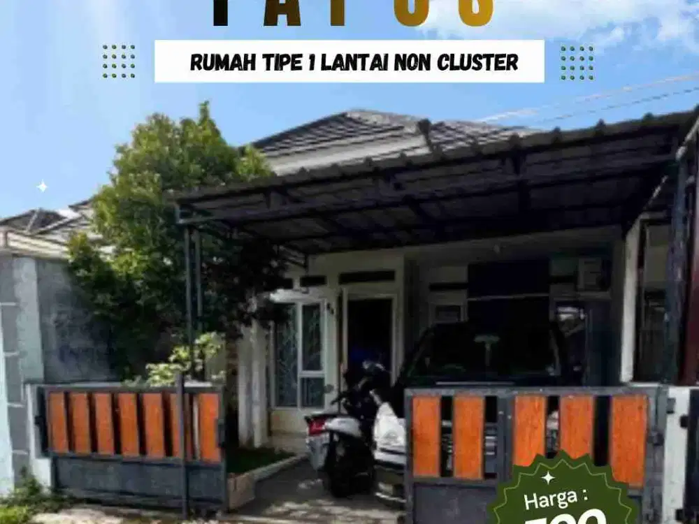 Dijual CEPAT Rumah Non Cluster Murah 2 kamar Dkt RSUD Dapok Timur Tapos Kota Depok 067
