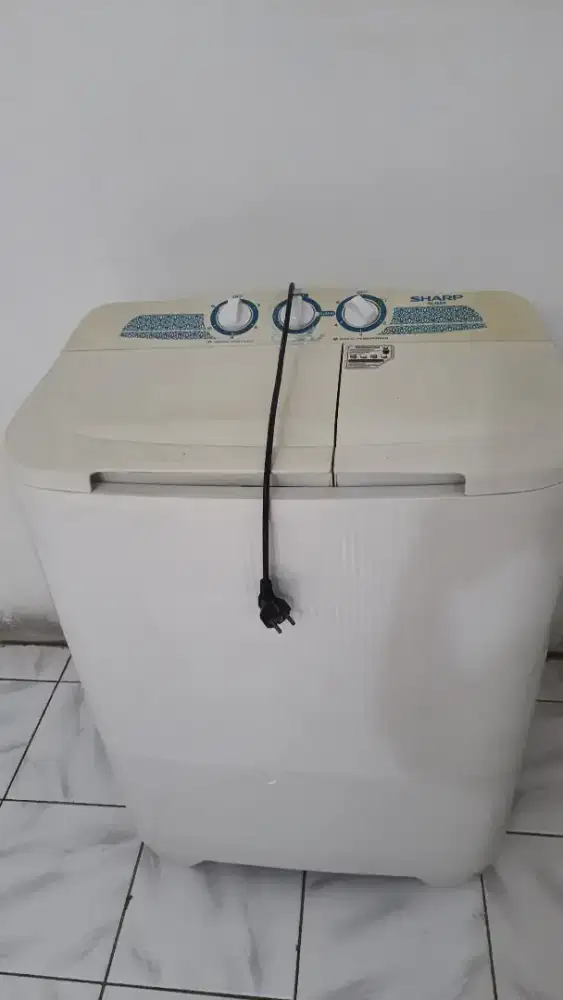 Mesin cuci sharp 7-8kg.normal