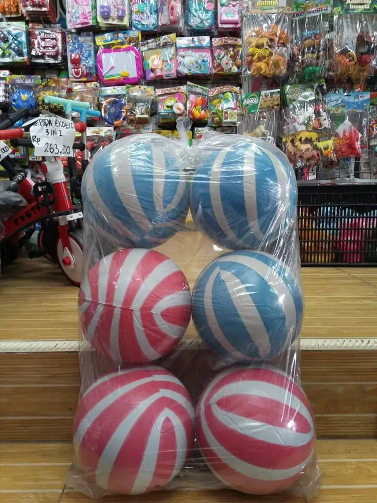 mainan anak bola sepak harga per-pcs