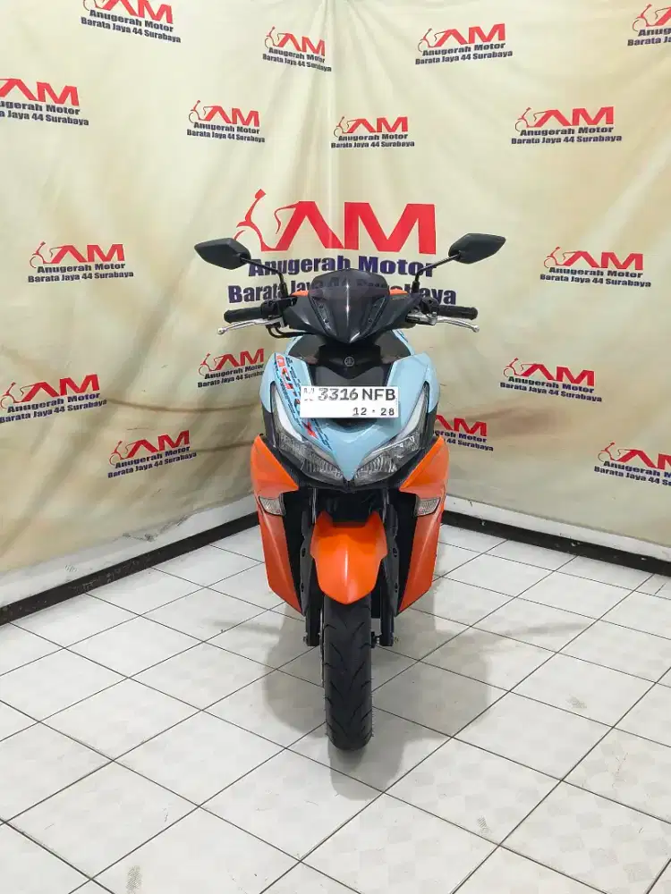 ready Yamaha New Aerox 155 Tahun 2023 warna orange