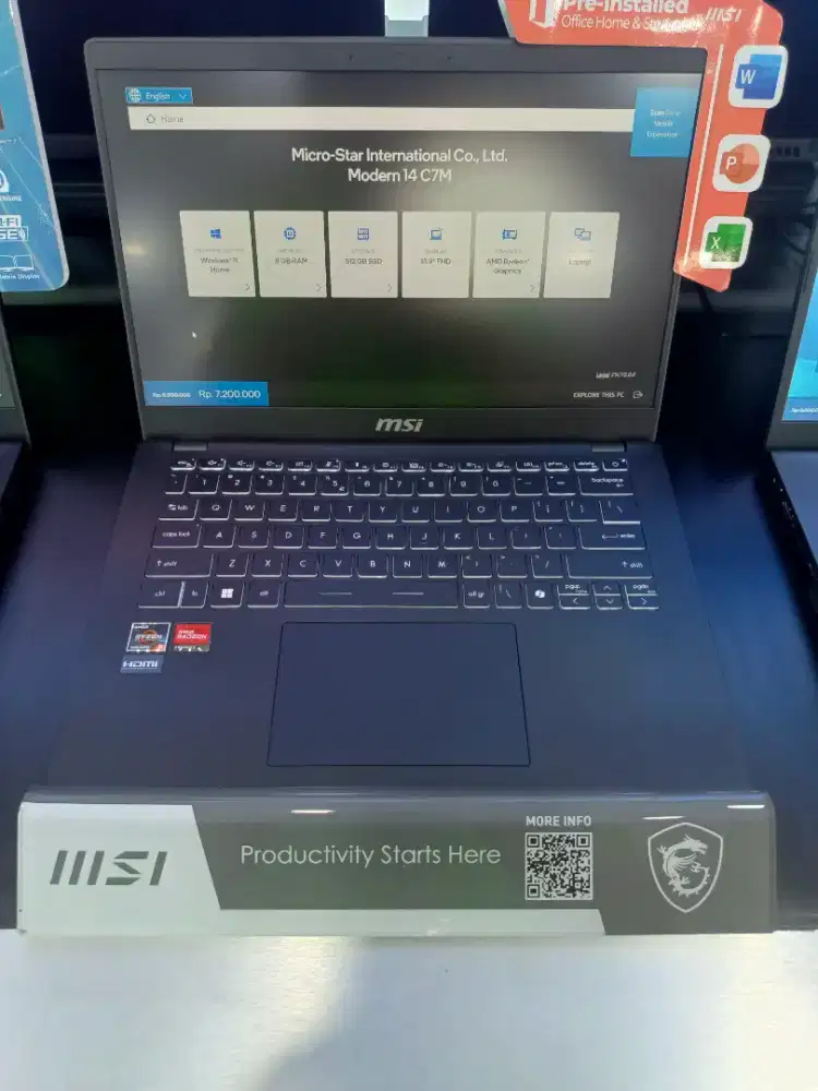 Kredit laptop MSI 14 C7M