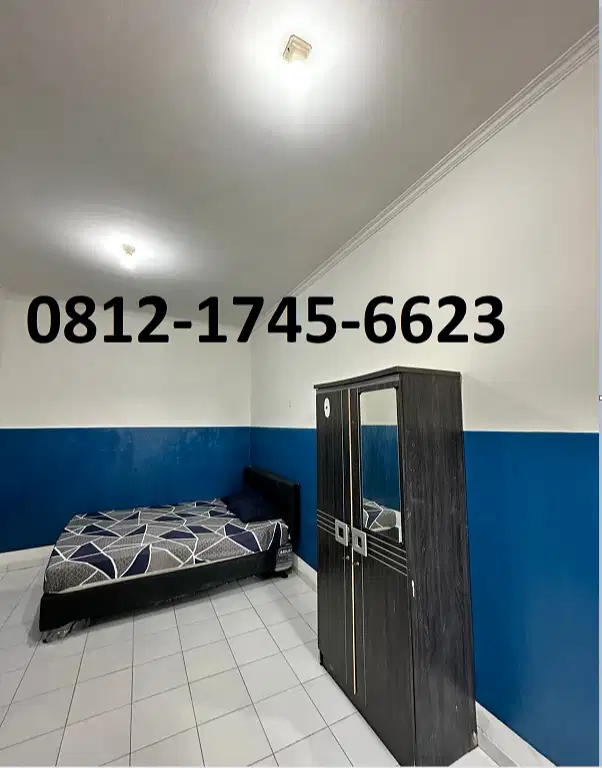 Kost Bebas Banjir di Bekasi dgn Balkon dan ada air panas, parkir mobil