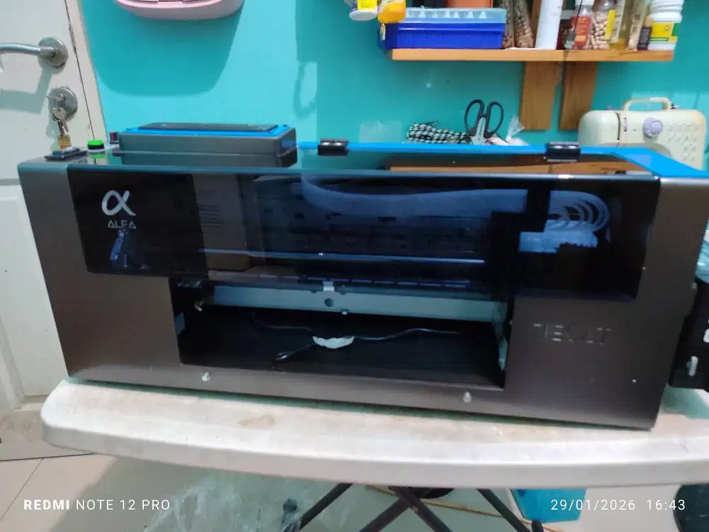 JUAL RUGI PAKET USAHA RUMAHAN PRINTER SABLON DTF + OVEN NEWW!!