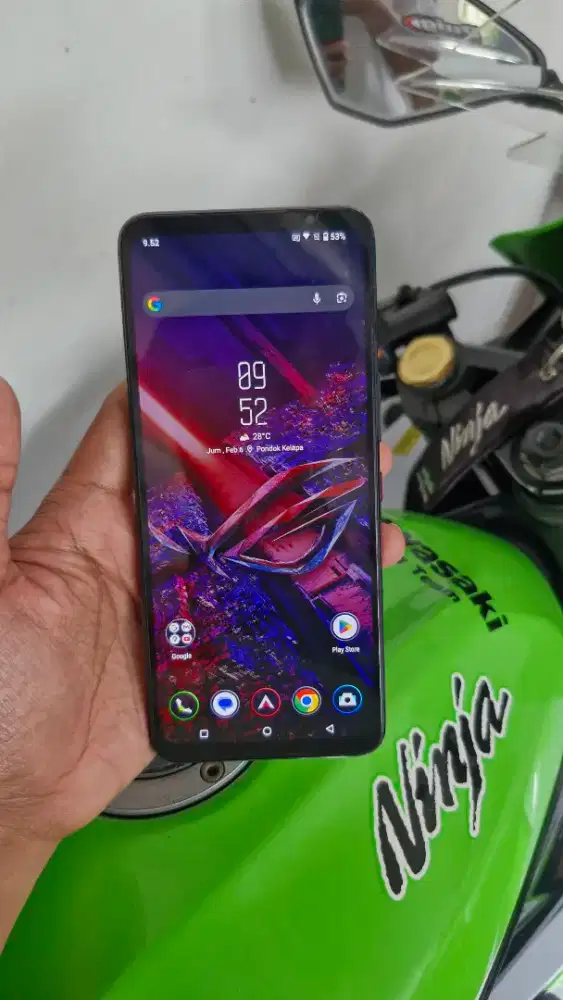 Hp Gaming Rog Phone 6 5G Ex Resmi Nominus Bisa Tt/Bt/Jual