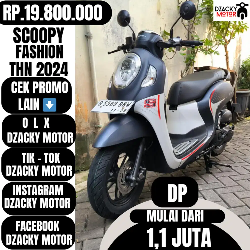 SCOOPY FASHION 2024 SECOND LIKE NEW