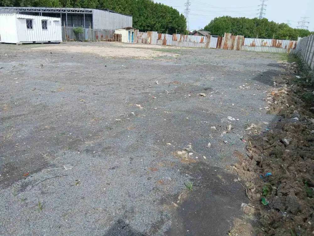 Lahan siap pakai Marunda Bekasi Cocok untuk Gudang/depo kontainer, poll