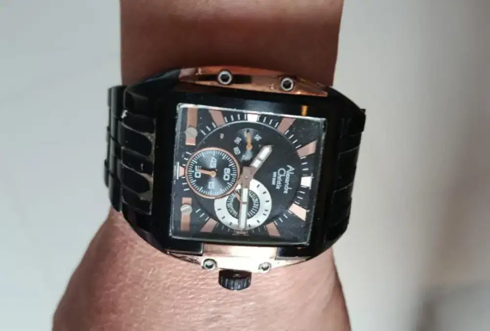 Like new .jam tangan pria Alesander Christi