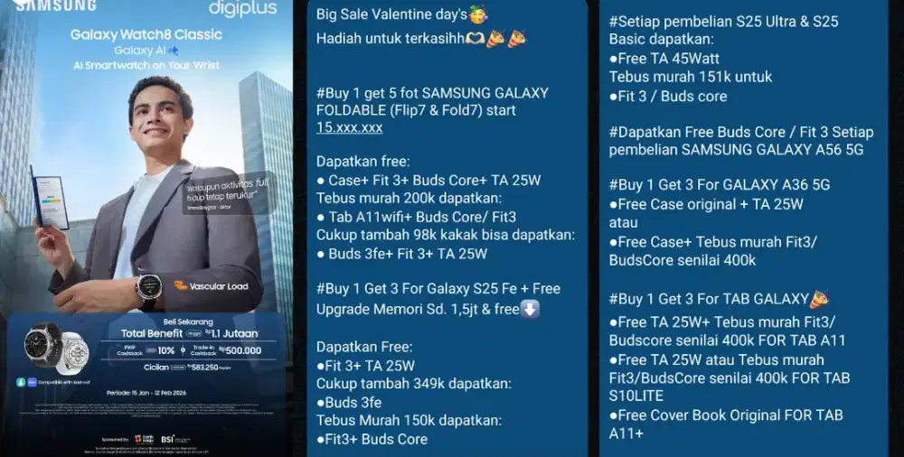 Big Sale Februari Deal Promo sd. 5jt