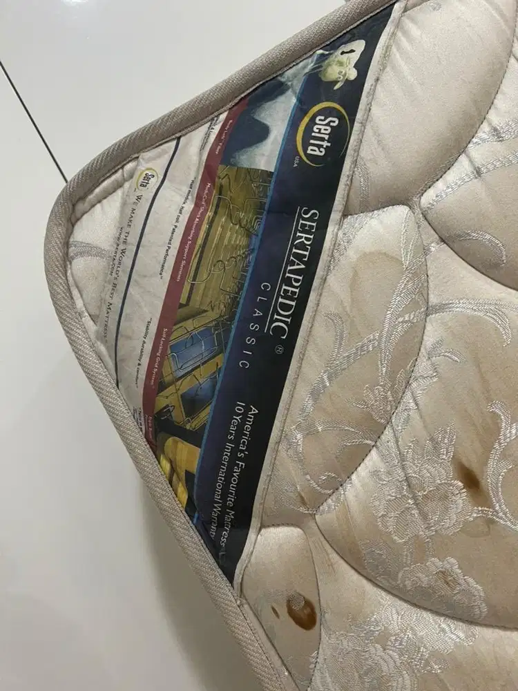 Kasur Springbed  merk Serta uk 180 cm x 200 cm