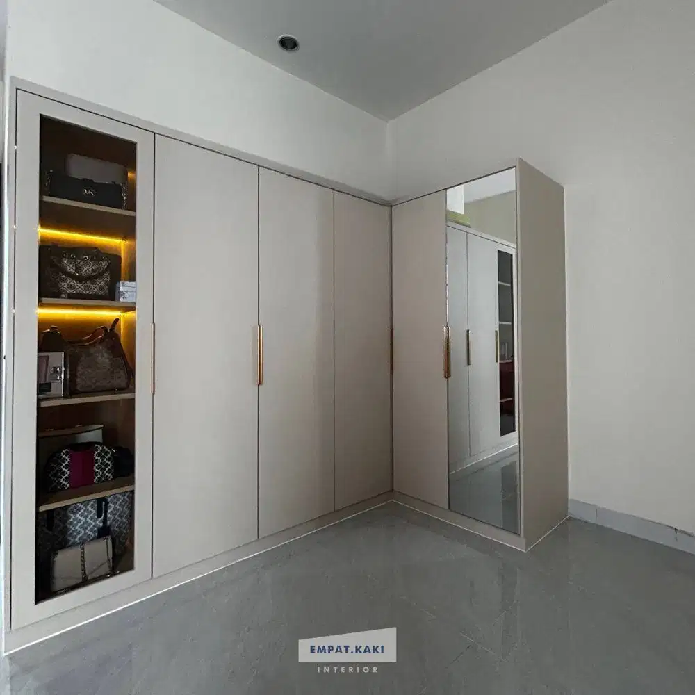 Wardrobe/ Lemari Pakaian (Custom) Modern Minimalis