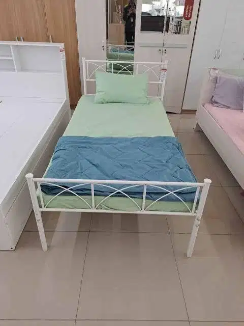 Jual set tempat tidur anak dewasa ranjang besi