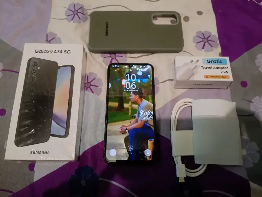 Samsung galaxy A34 5G 8/256 garansi panjang