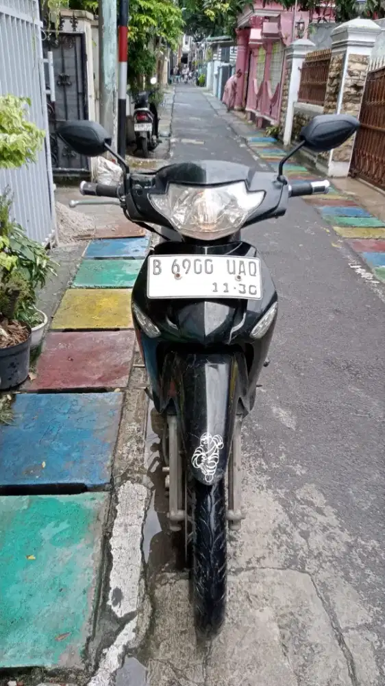 supra x 125 2005 pelek racing pajak panjang motor bagus