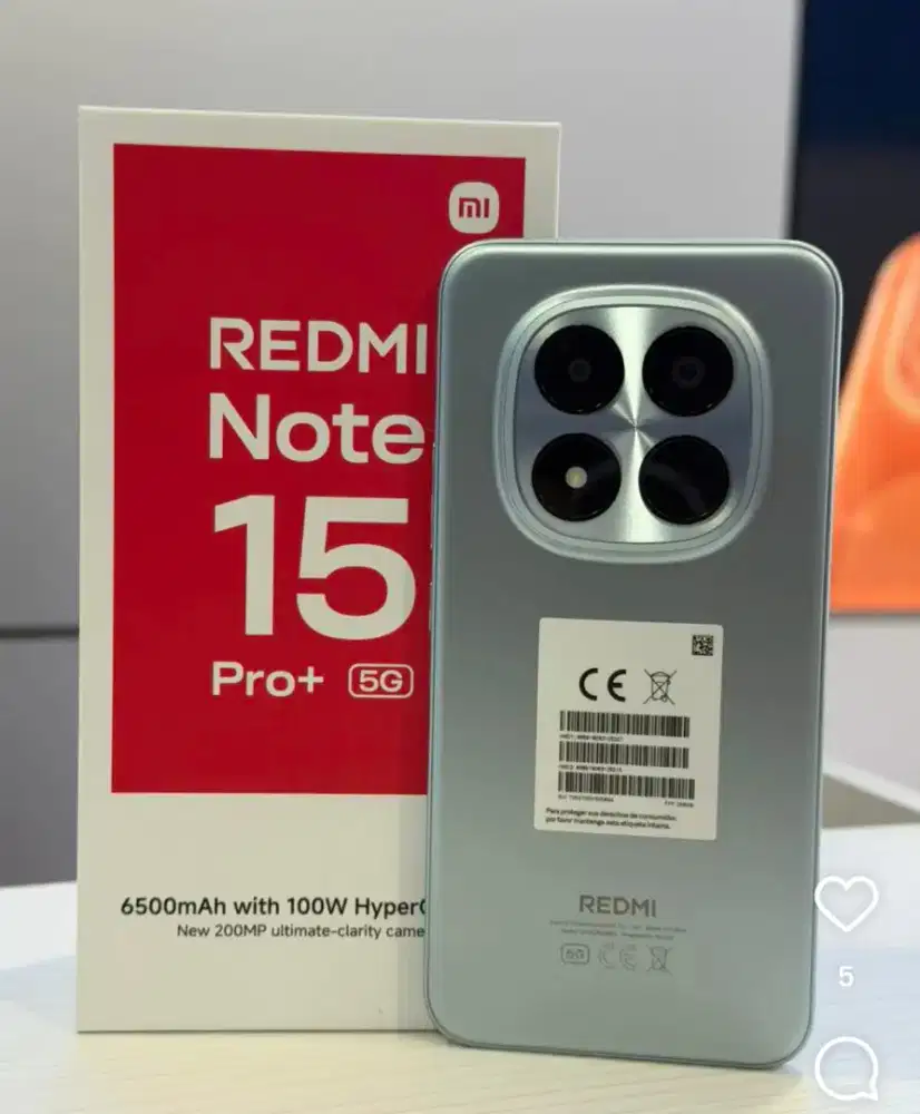 PROMO REDMI NOTE 15 PRO+ 5G NEW SEGEL GARANSI RESMI FREE BUDS 6 PLAY
