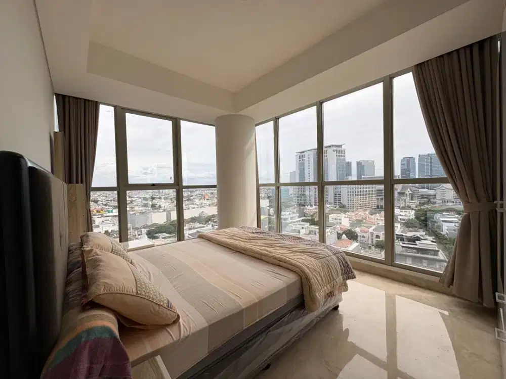 Apartemen Siap Huni di Gold Coast PIK Tower Bahama 90m2 2+1KT Full Furnished Corner Unit