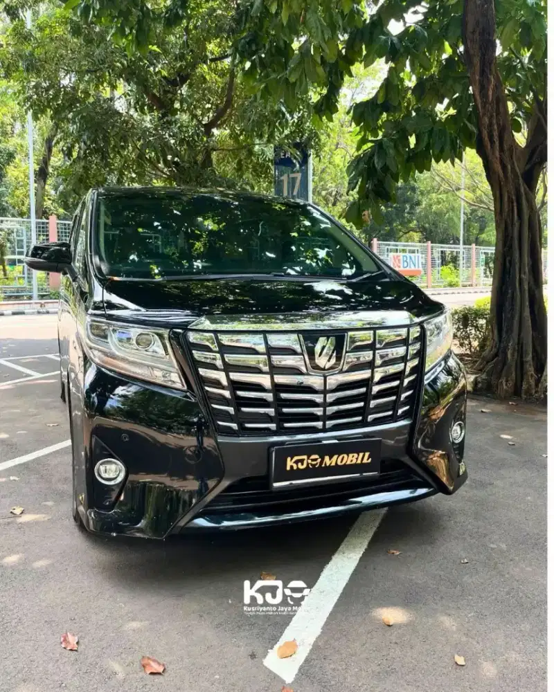 Toyota Alphard 2.5 G Matic Nopol B Genap 2017 Hitam