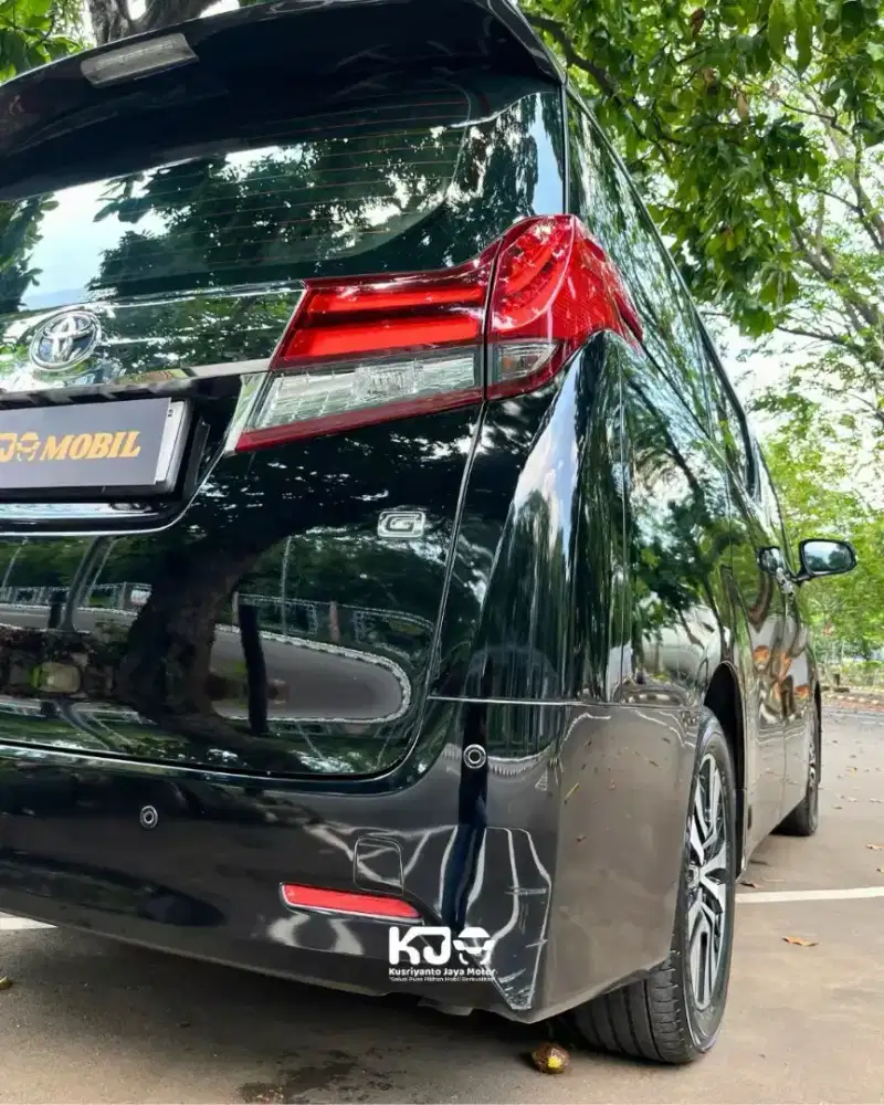 Toyota Alphard 2.5 G Matic Nopol B Genap 2017 Hitam