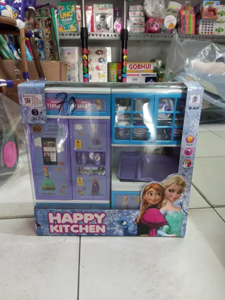 Mainan anak happy kitchen Frozen set
