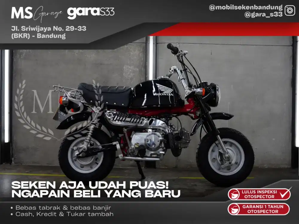 Rare! Honda Gorilla asli 50cc 2007 CBU Jepang bukan rakitan
